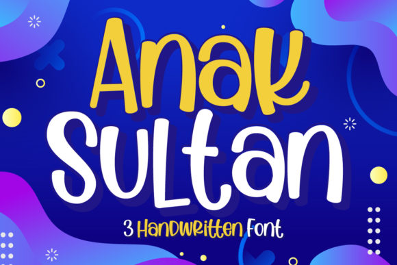 Anak Sultan: A Modern Script Handwritten Font for Editorial Design