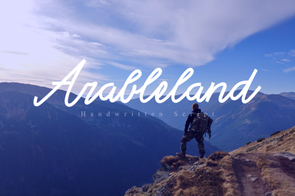 Arableland: A Playful Script Font for Thoughtful Editorial Design