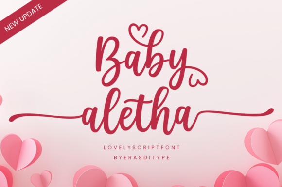 Baby Aletha: A Romantic Script Handwritten Font for Luxury Branding