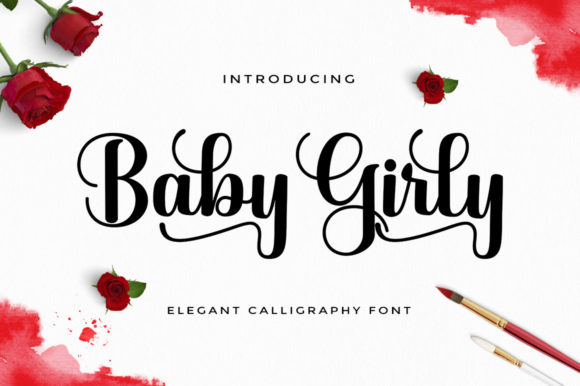 Baby Girly Font for Elegant Branding & Business Design