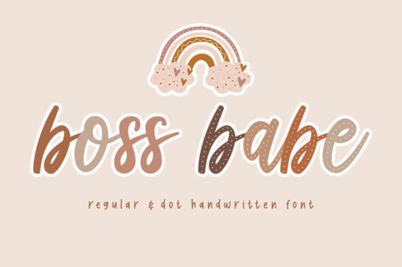 Boss Babe Script Handwritten Font for Romantic, Joyful Designs
