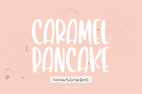Caramel Pancake Handwritten Font for Kids & School Projects