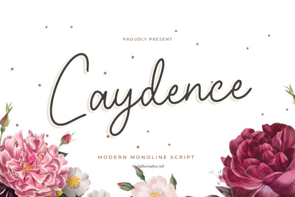 Caydence: A Sweet, Lively Script Handwritten Font for Makers