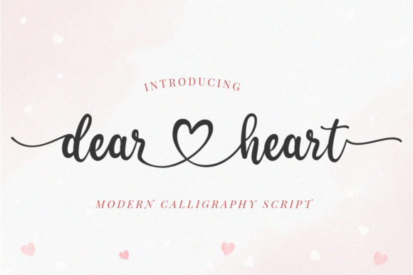 Dear Heart: A Romantic Handwritten Font for Editorial Warmth