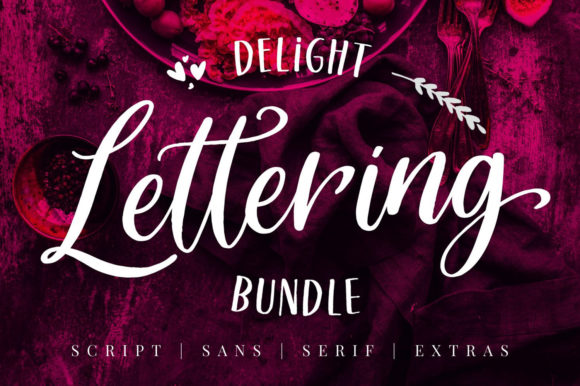 Delight Lettering: A Script Handwritten Font for Warm, Modern Branding