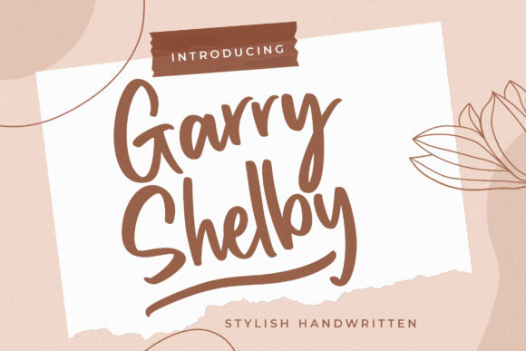Garry Shelby: A Casual Script Handwritten Font for Real Branding Work