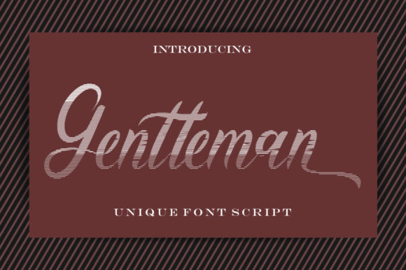 Gentleman Script Font for Polished Brand Visuals