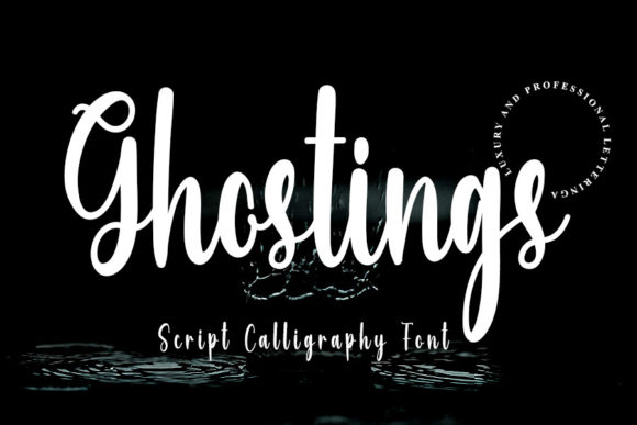 Ghostings Script Handwritten Font for Elegant Branding