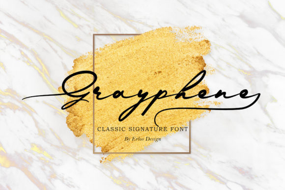 Grayphene: A Romantic Script Handwritten Font for Elegant Branding