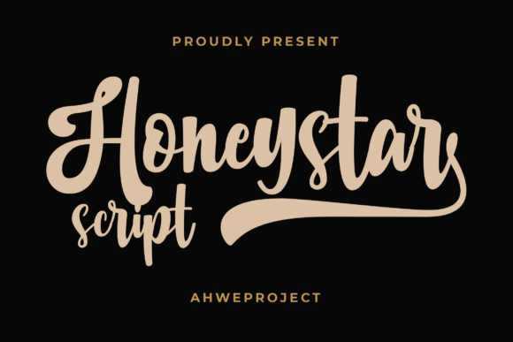 Honeystar: A Bold Retro Script Handwritten Font