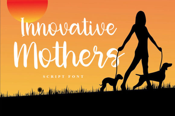 Innovative Mothers Font: A Delicate Script Handwritten Typeface for Elegant Branding