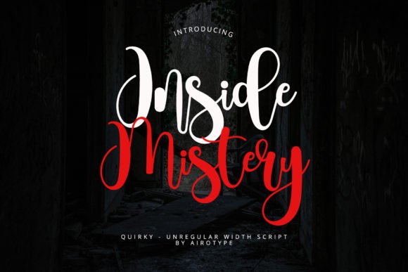 Inside Mistery: A Refined Script Font for Elegant Campaigns