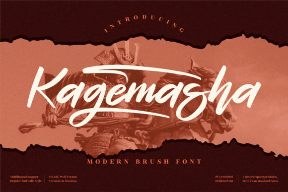 Kagemasha: Elegant Script Font for Modern Web Design