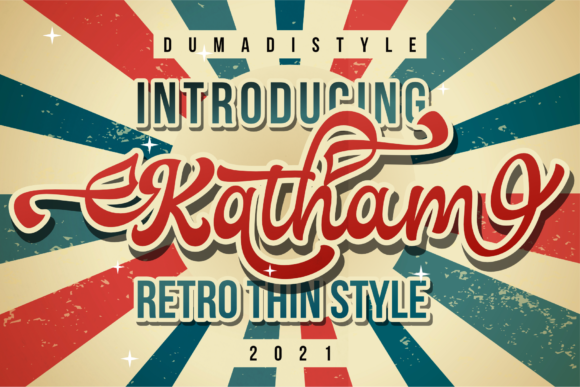 Katham: A Retro Script Font That Elevates Your Brand