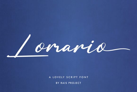 Lomario: A Delicate Script Handwritten Font for Editorial Elegance