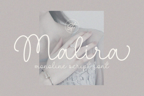 Malira Font: A Light Handwritten Script Typeface for Luxury Branding