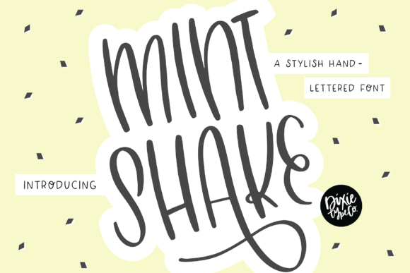 Mint Shake: A Cute, Friendly Handwritten Font for Scroll-Stopping Content