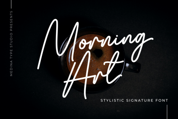 Morning Art: A Romantic Script Handwritten Font for Elegant Campaigns