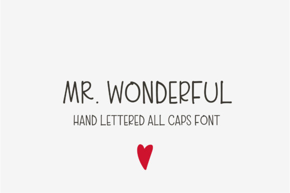 Mr. Wonderful Script Handwritten Font for Warm Editorial Design