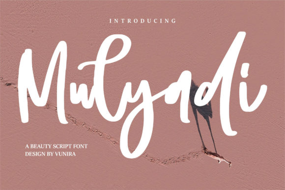 Mulyadi: A Whimsical Paint-Brushed Script Font for Scroll-Stopping Brand Content