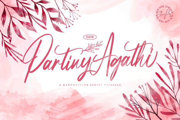 Partiny Agathi: A Classy Script Font for Campaigns That Stand Out