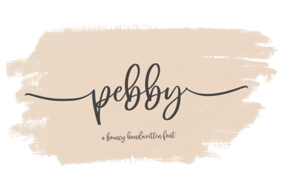 Pebby: A Cute Handwritten Font for Scroll-Stopping Social Content