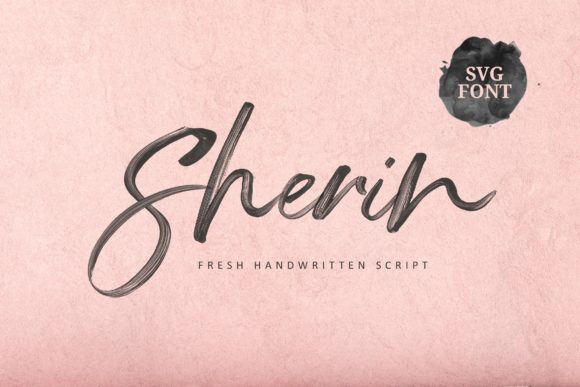 Sherin Script Handwritten Font for Elegant Branding