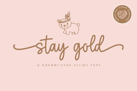Stay Gold: A Dainty Handwritten Font for Trusted Branding