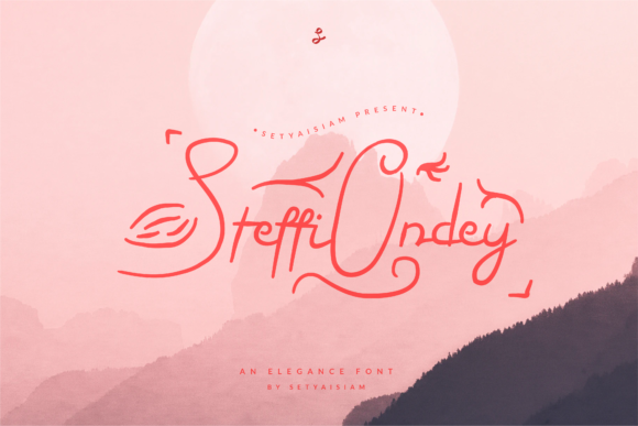 Steffi Ondey: A Refined Script Handwritten Font for Campaign Clarity