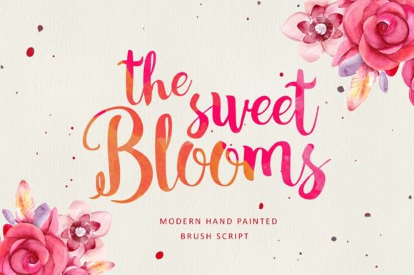 The Sweet Blooms Script Font for Modern Digital Branding